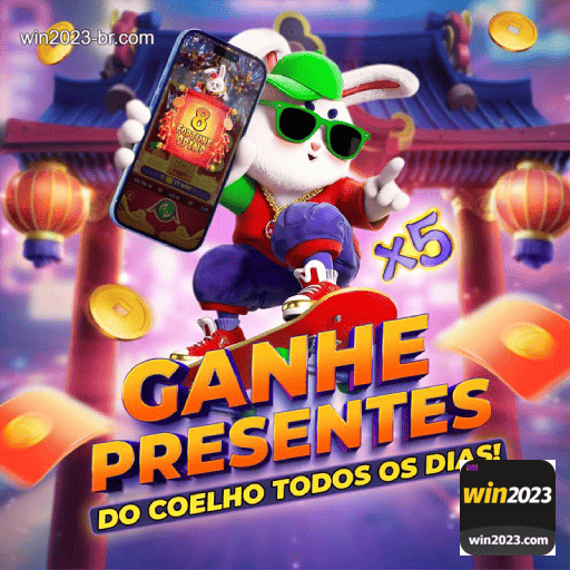 Números do app WIN2023 em material de marketing — ilustração, não auditoria