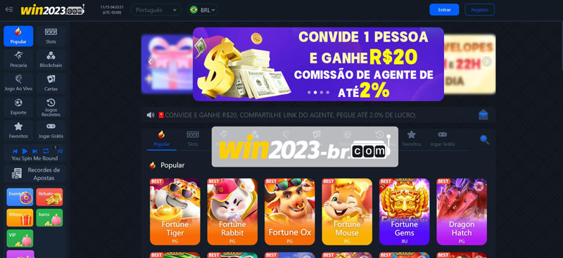 Win2023 Bônus do Cassino